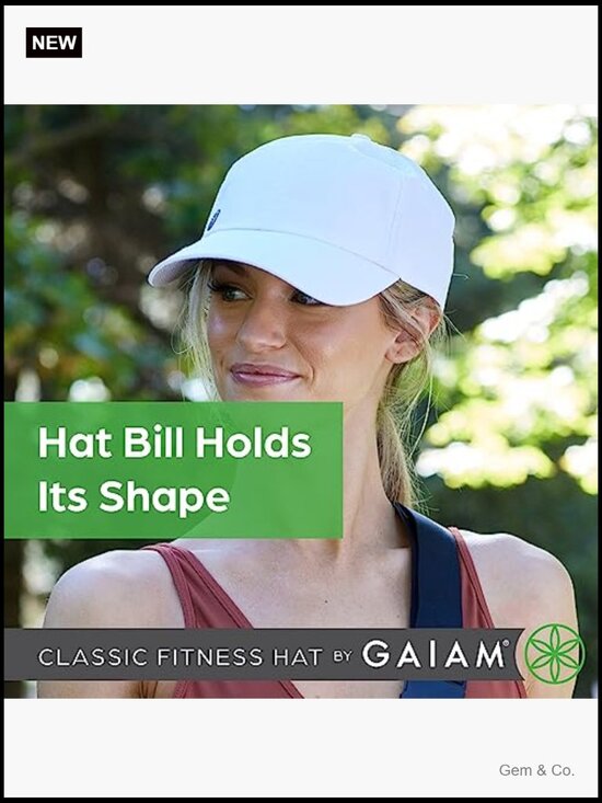 Women\'s Classic Fitness Running Hat - Quick-Dry Sweatband Ponytail Hat for main image 7